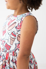 Red, White & BBQ Tank Twirl Dress - Image 3