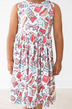 Red, White & BBQ Tank Twirl Dress - Image 4
