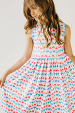 Red, White & Cute Tank Twirl Dress - Image 2