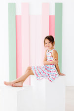 Red, White & Cute Tank Twirl Dress - Image 4