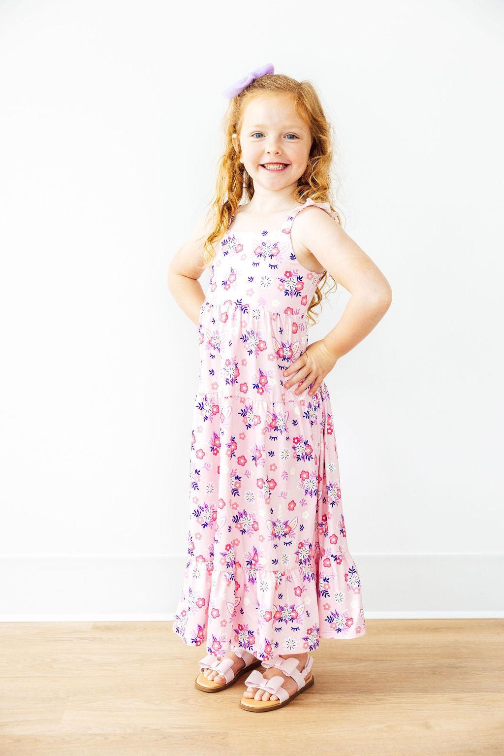 Retro Daydream Ruffle Maxi Dress - Image 6