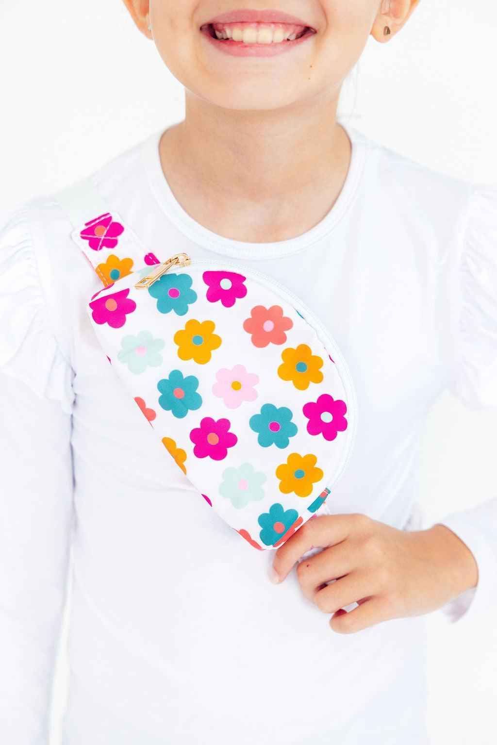 Retro Floral Belt Bag