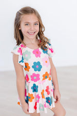 Retro Floral S/S Twirl Leotard - Image 7