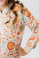 Retro Unicorns Satin Jacket - Image 2