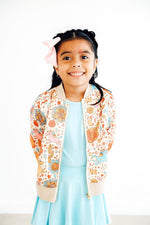 Retro Unicorns Satin Jacket - Image 4