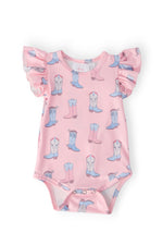 Ribbons & Rodeos S/S Flutter Bodysuit