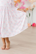 Ribbons & Roses 3/4 Sleeve Ruffle Twirl Dress - Image 6