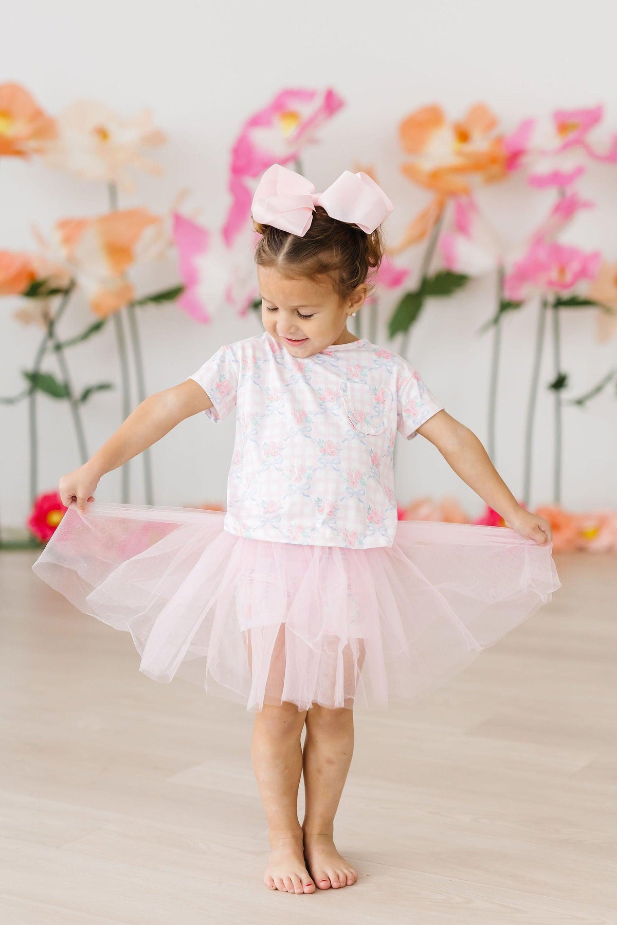 Ribbons & Roses Ruffle Pocket Tee - Image 2