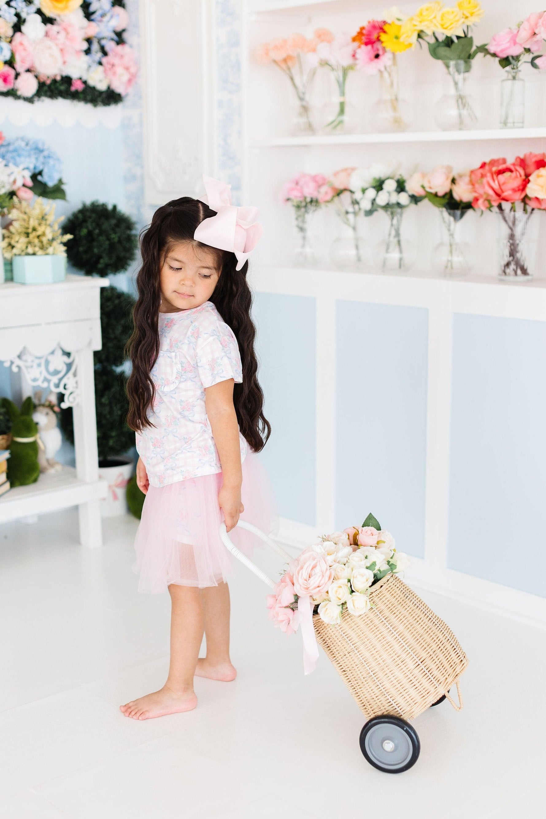 Ribbons & Roses Ruffle Pocket Tee - Image 3