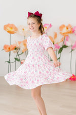 Rose Garden Smocked Ruffle Dress - Image 4