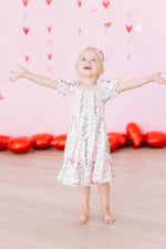 Rosebud Bows Smocked Ruffle Dress - Image 2