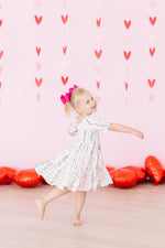 Rosebud Bows Smocked Ruffle Dress - Image 6