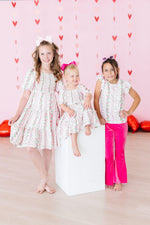 Rosebud Bows Smocked Ruffle Dress - Image 9