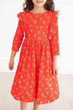 Roses are Red Ruffle Twirl Dress - Image 5