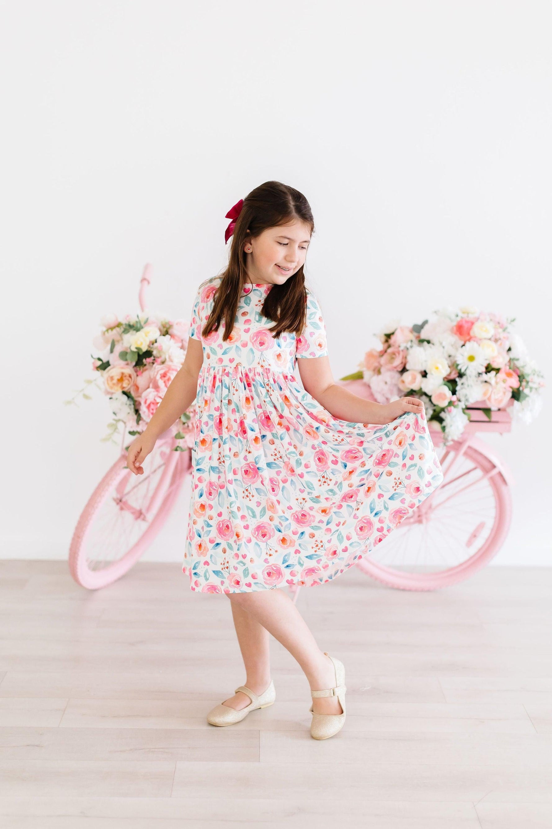 Rosettes S/S Pocket Twirl Dress - Image 3