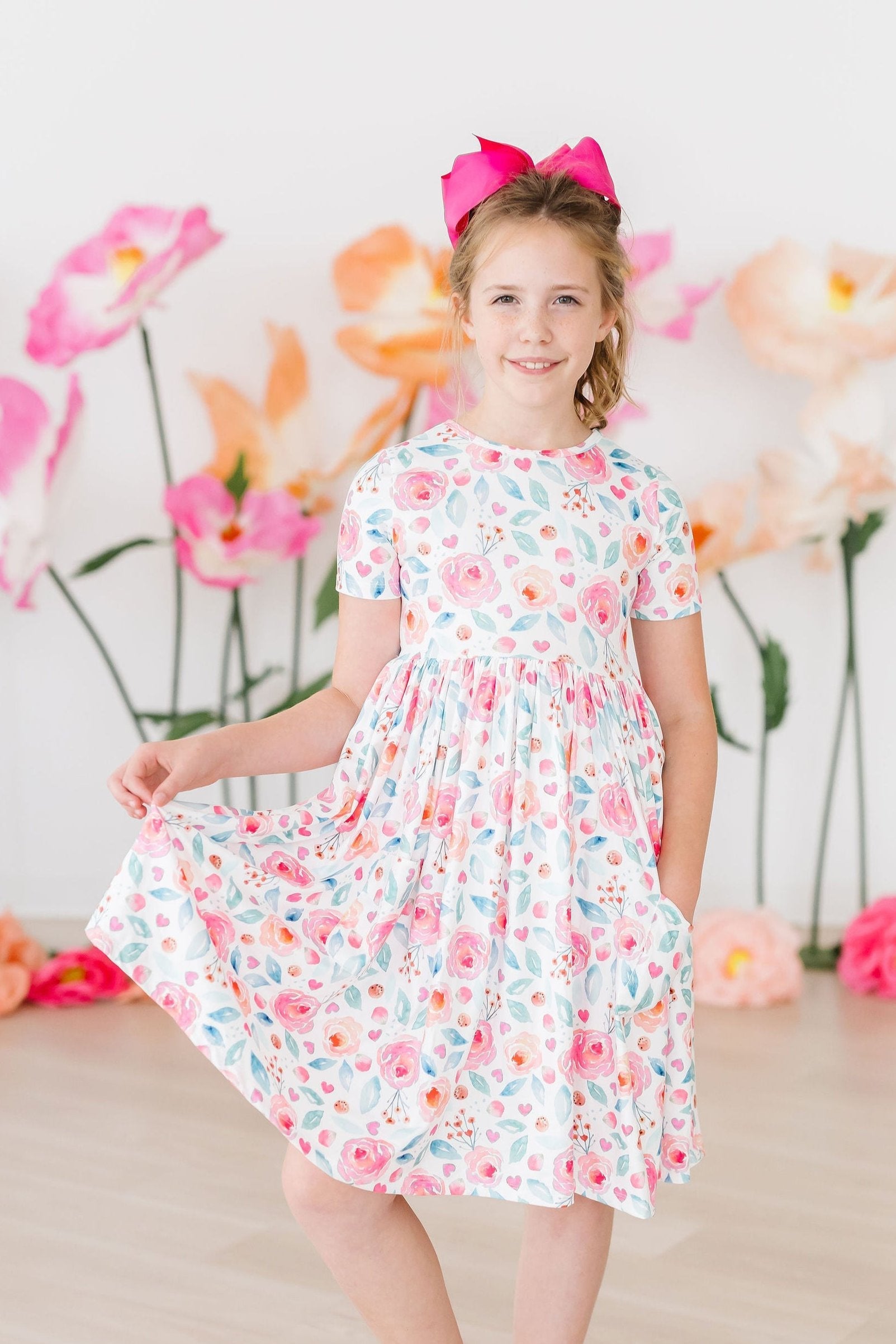 Rosettes S/S Pocket Twirl Dress - Image 5