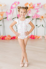 Rosie Posie S/S Flutter Sleeve Leotard - Image 4