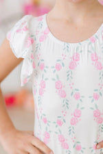 Rosie Posie S/S Flutter Sleeve Leotard - Image 5