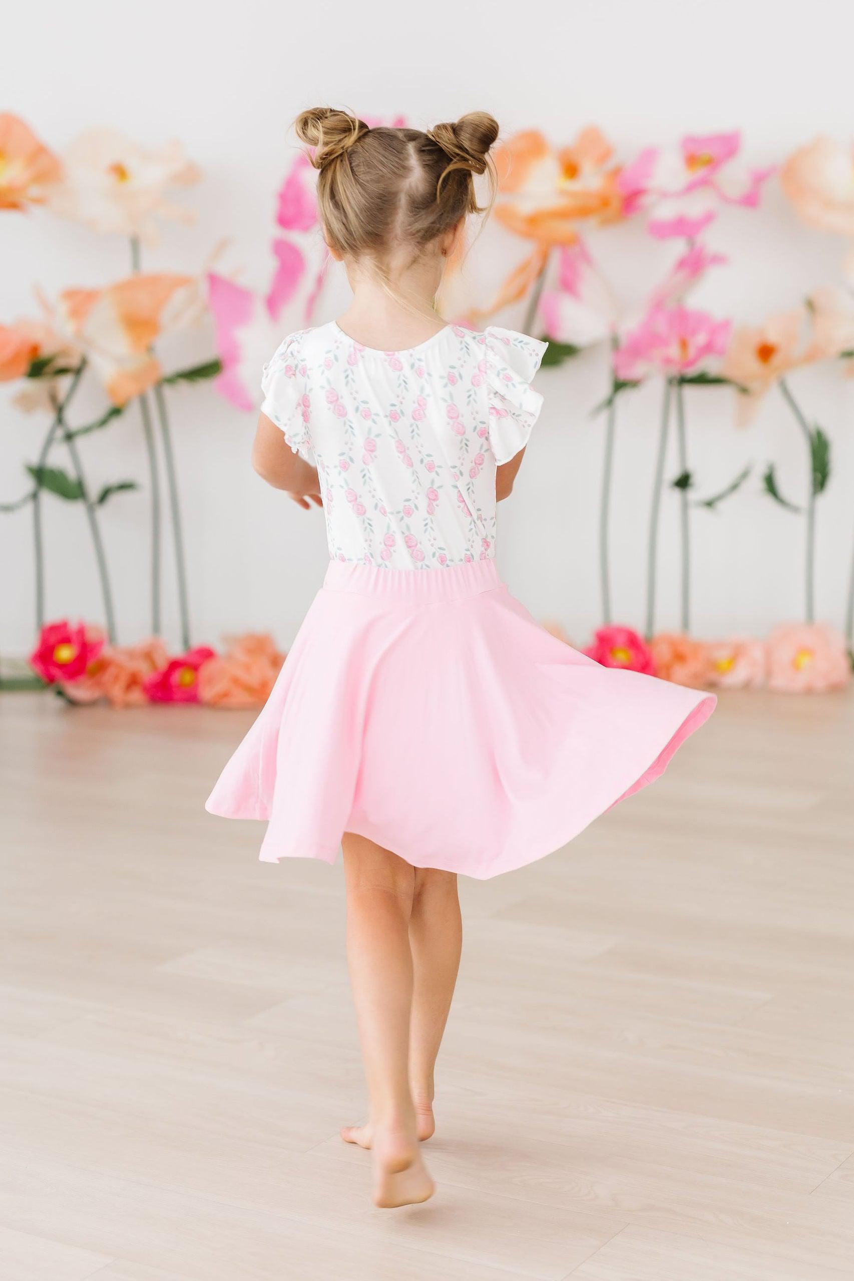 Rosie Posie S/S Flutter Sleeve Leotard - Image 6