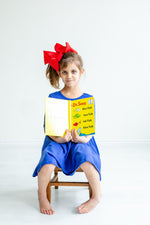 Royal Blue 3/4 Sleeve Pocket Twirl Dress - Image 6
