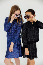 Royal Blue Sequin Jacket - Image 2