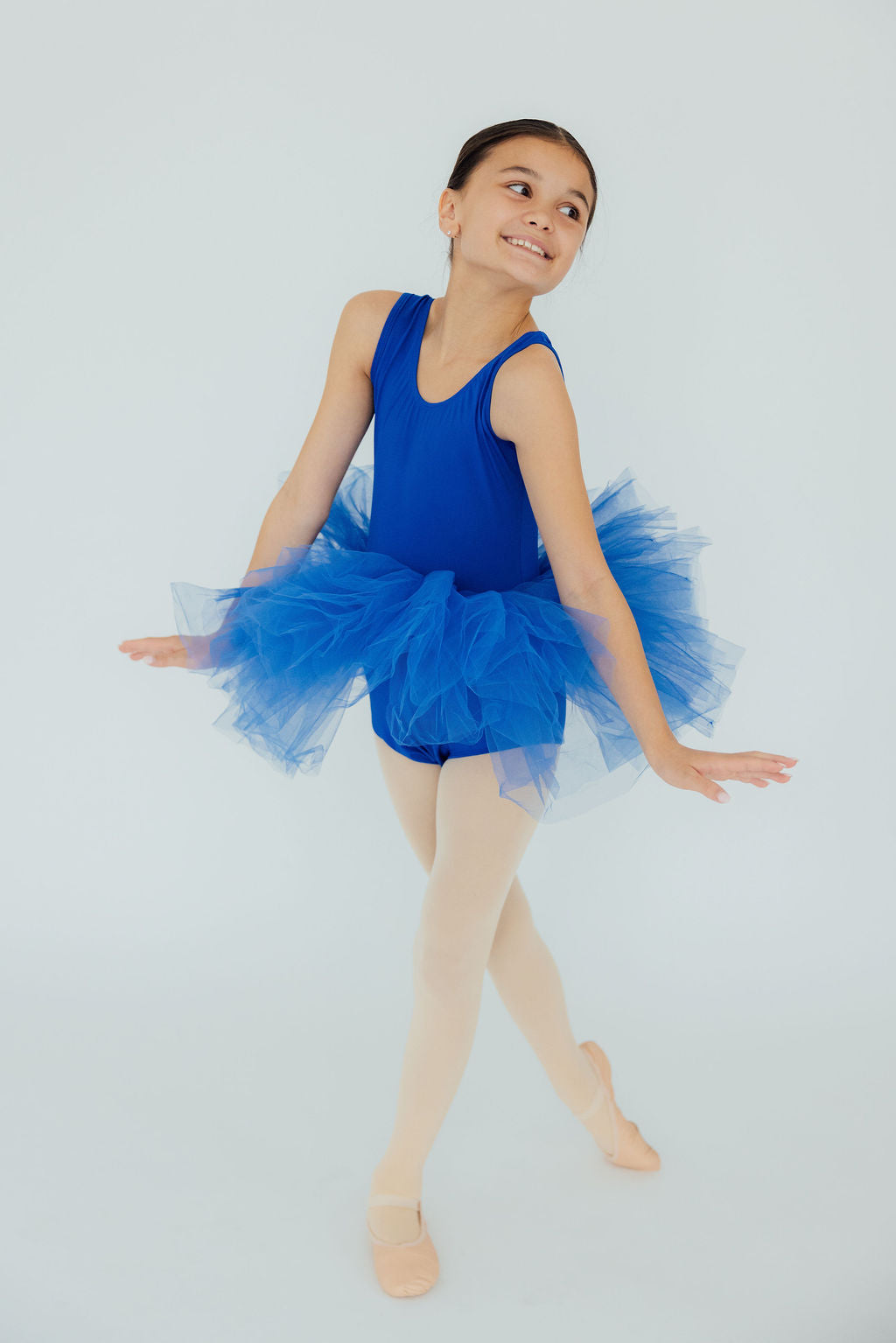 Royal Blue Tank Tutu Leotard - Image 2