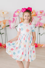 Dots & Daisies S/S Pocket Twirl Dress - Image 3