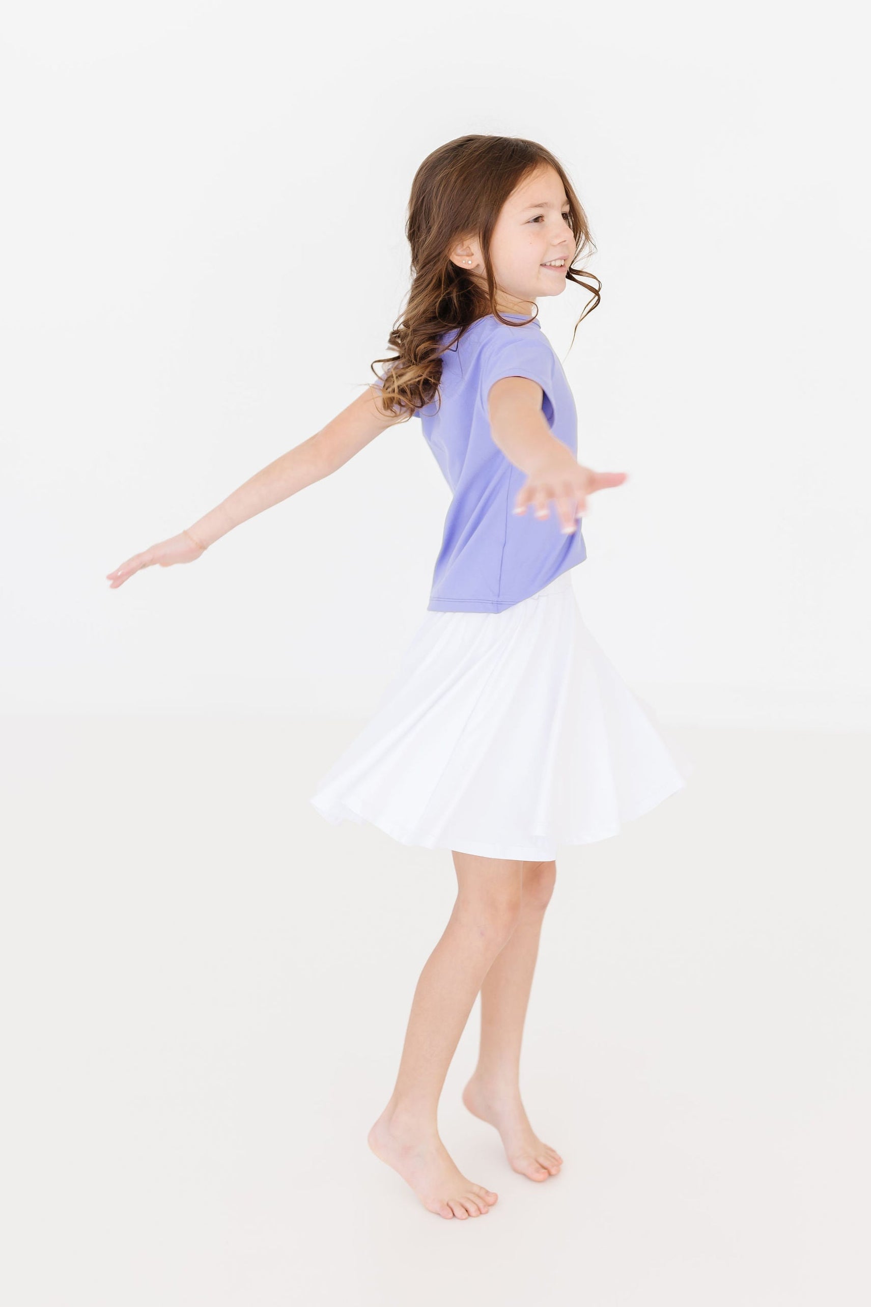 Periwinkle Ruffle Pocket Tee - Image 5