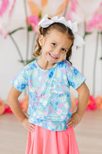 Springtime Splendor Ruffle Pocket Tee - Image 2