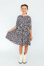 Wild One 3/4 Sleeve Pocket Twirl Dress - Image 4