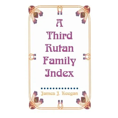 A Third Rutan Family Index - Paperback