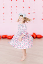 SALE Disco Bows 3/4 Sleeve Pocket Twirl Dress - Image 8