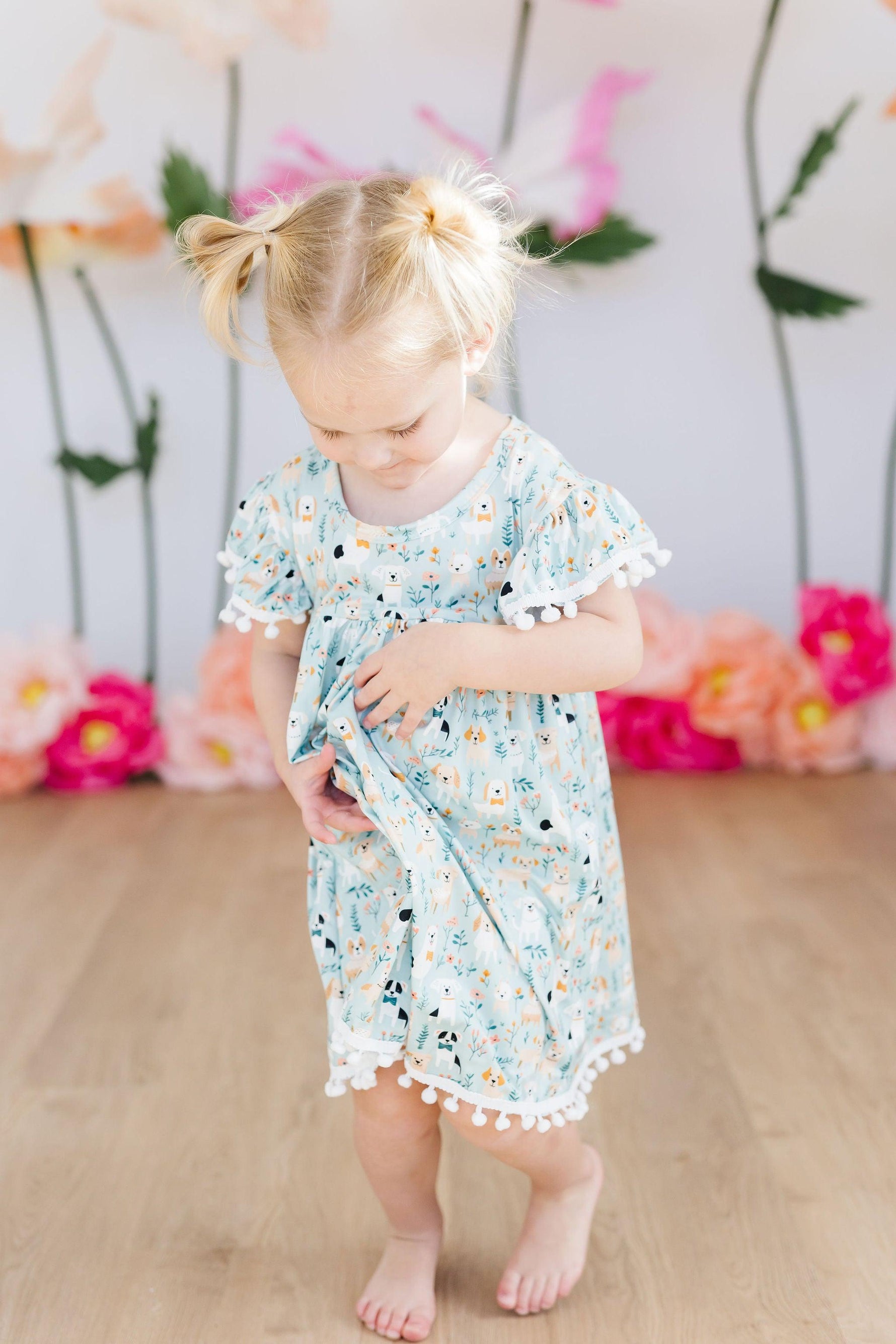 Furry Friends Pom Pom Dress - Image 7