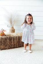 SALE Pumpkin Picnic 3/4 Sleeve Ruffle Twirl Dress - Image 3
