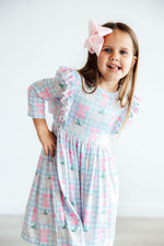 SALE Pumpkin Picnic 3/4 Sleeve Ruffle Twirl Dress - Image 5