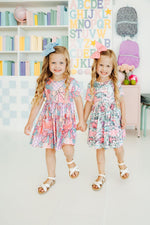 Patchwork Princess S/S Pocket Twirl Dress - Image 2