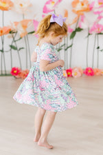 SALE Quilted Dinos S/S Pocket Twirl Dress - Image 5