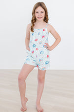 SALE Rainbow Grooves Strappy Play Romper - Image 2