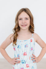 SALE Rainbow Grooves Strappy Play Romper - Image 4