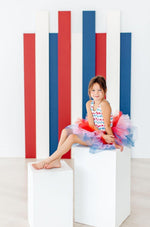 SALE Red, White & Cute Tank Tutu Leotard - Image 4