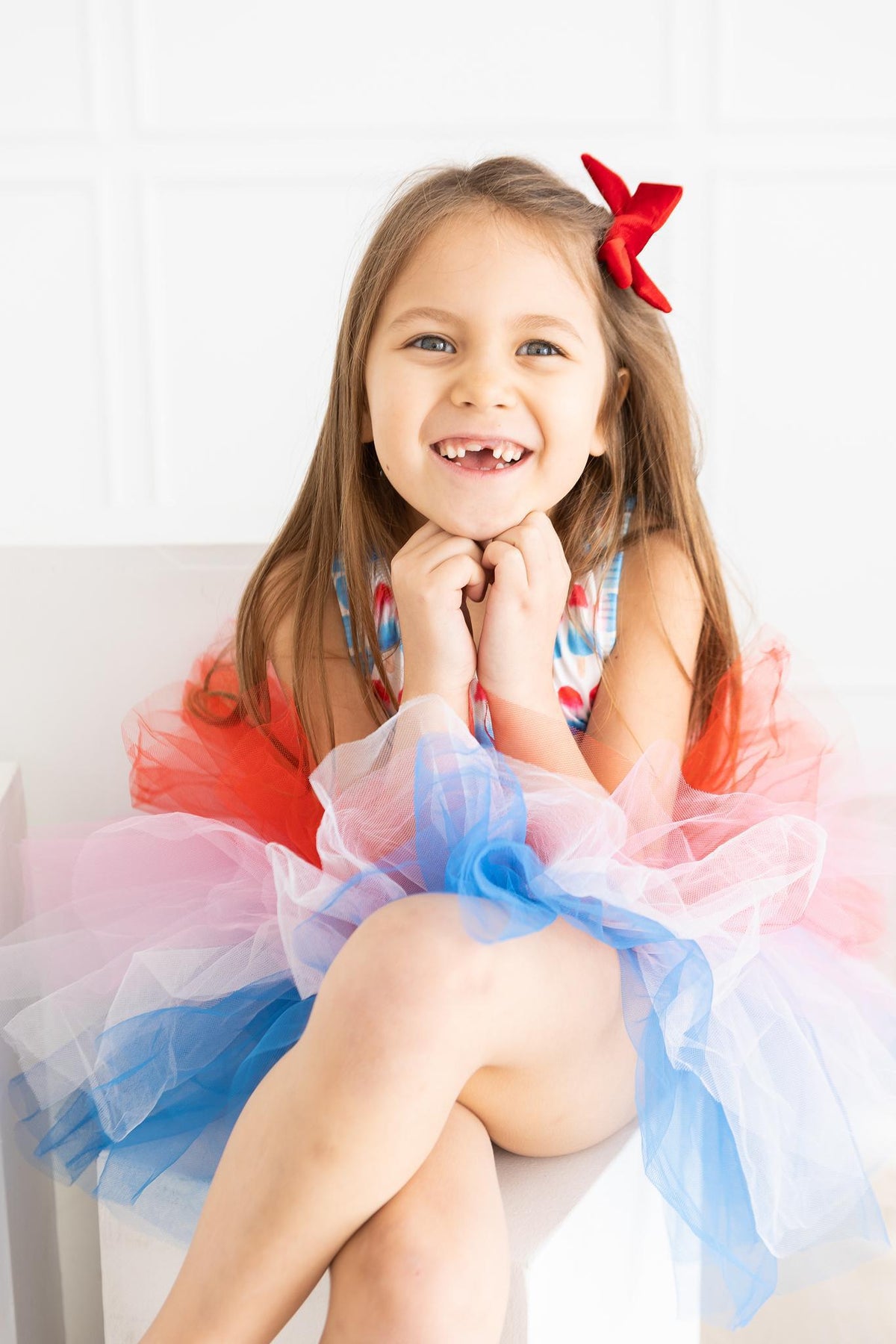 SALE Red, White & Cute Tank Tutu Leotard - Image 6