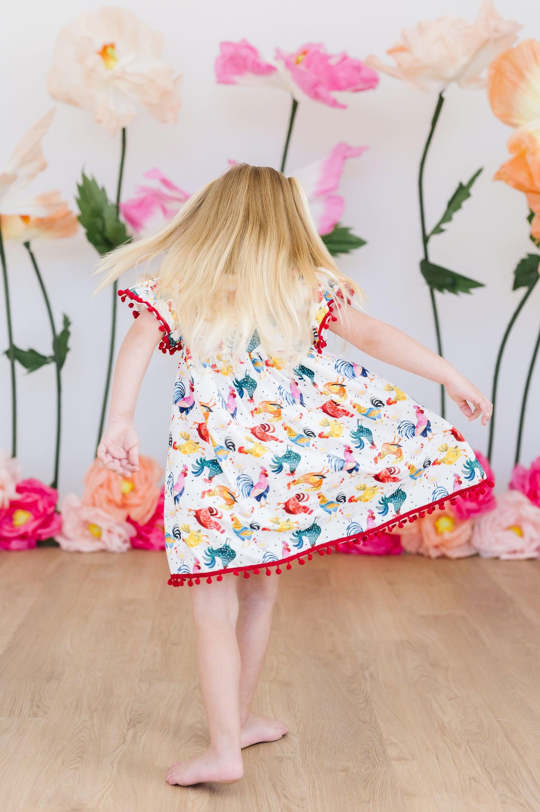 Rooster Pom Pom Dress - Image 7
