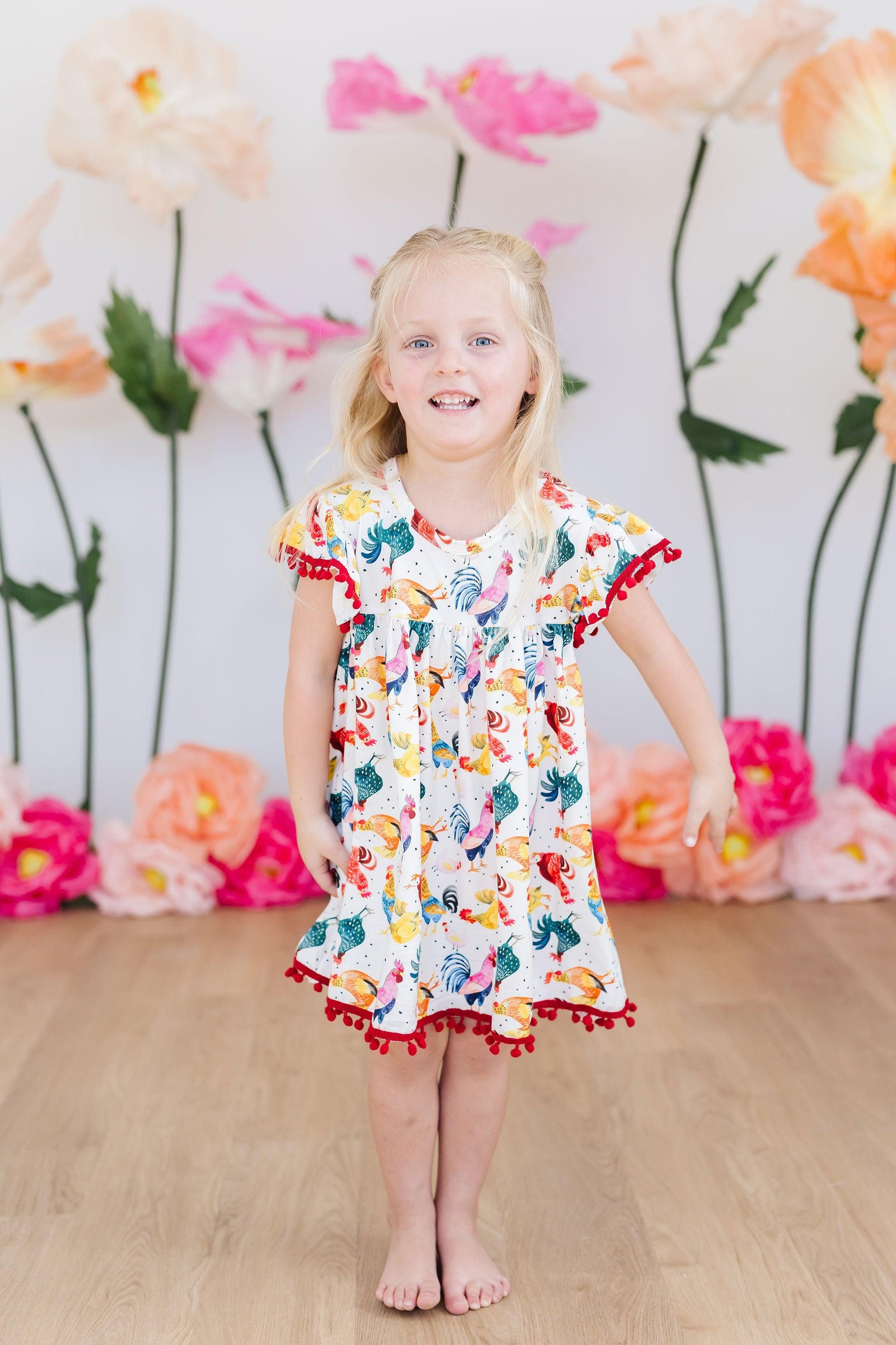 Rooster Pom Pom Dress - Image 8