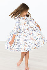 SALE Stay Spooky 3/4 Sleeve Pocket Twirl Dress - Image 3