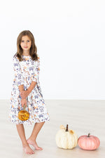 SALE Stay Spooky 3/4 Sleeve Pocket Twirl Dress - Image 5