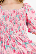 SALE Strawberry Shortcake Smocked Ruffle Dress - Image 2