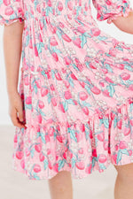 SALE Strawberry Shortcake Smocked Ruffle Dress - Image 4