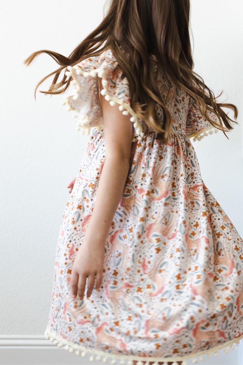 Unicorn Soiree Pom Pom Dress - Image 6