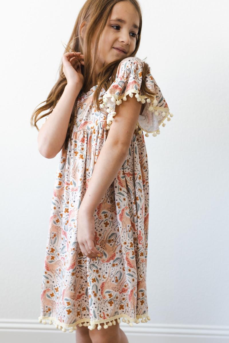 Unicorn Soiree Pom Pom Dress - Image 4