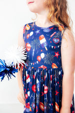 SALE You Look Like the 4th of July Tank Twirl Dress - Image 2